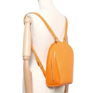 AUTHENTIC PRELOVED LV Vintage Mabillon yellow epi leather Backpack Bag Louis Vuitton Mabillon Backpack 401888 | Collector Square main image 4